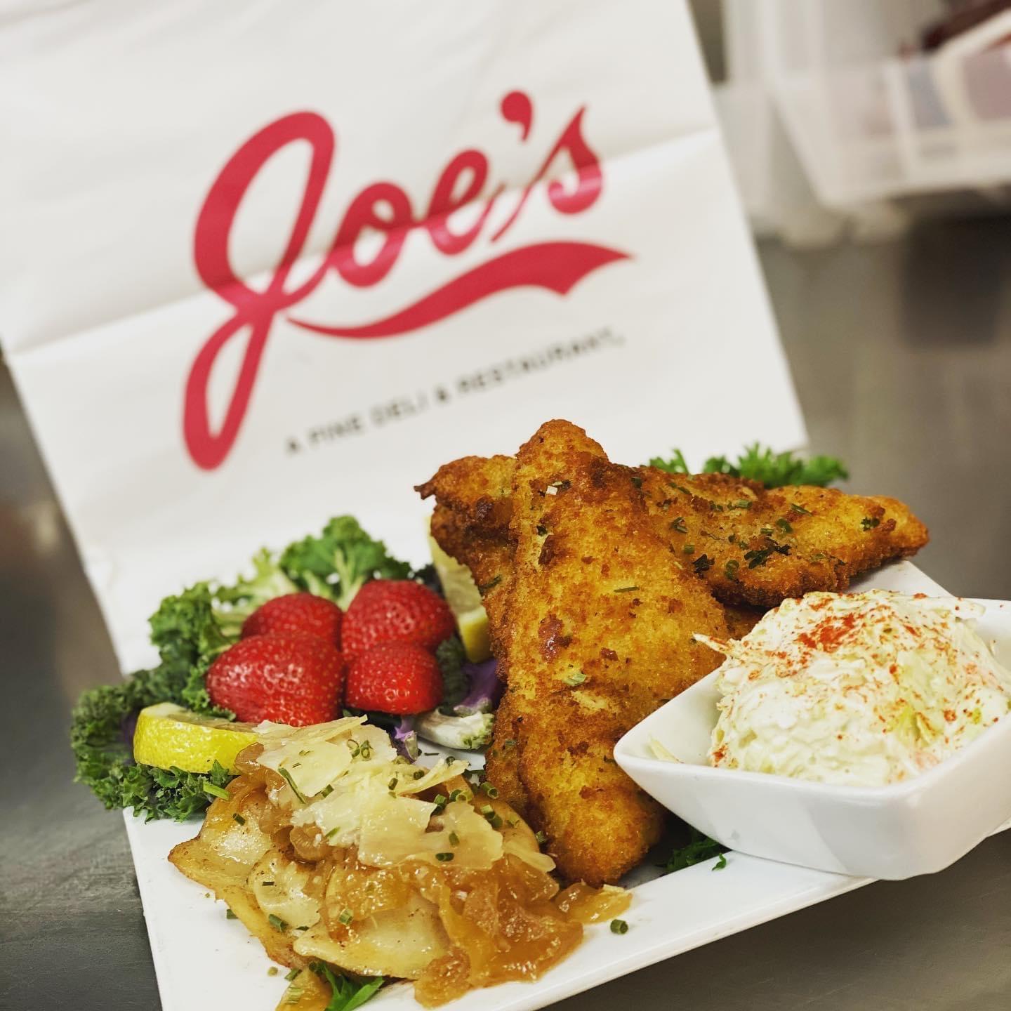 Panko Perch and Pierogies